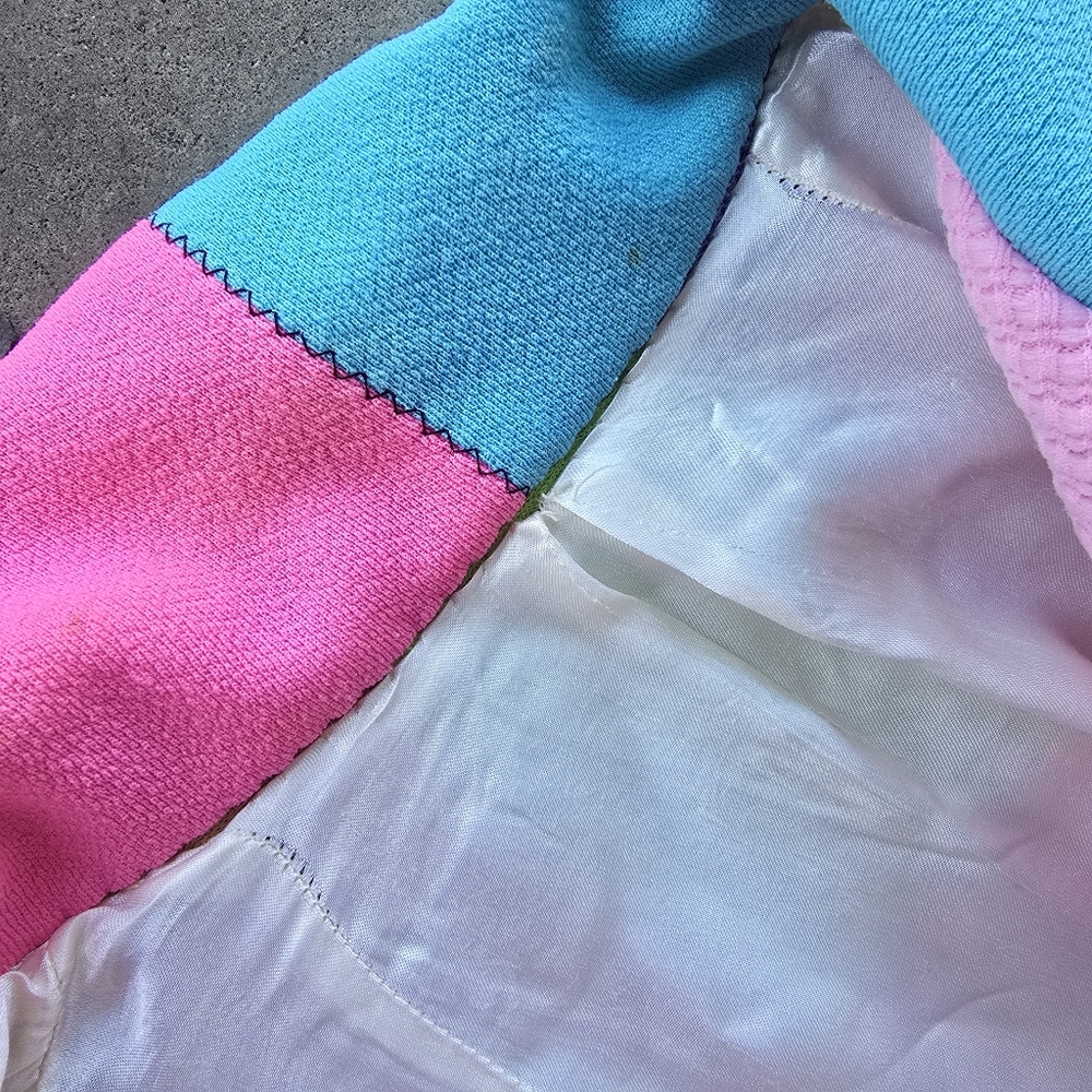 Vintage Patchwork Jacket 60s 70s Crazy Quilted Co… - image 5